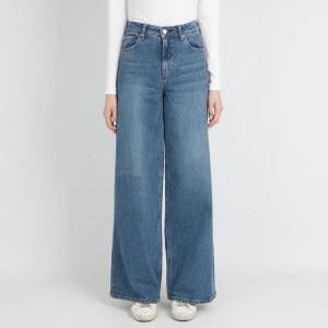 게스 진 게스 여성 청바지 뉴 와이드 미디엄블루 YN5D6155