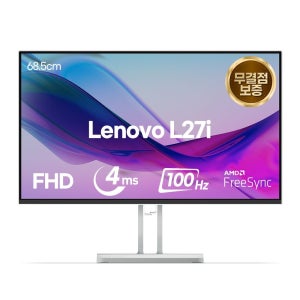레노버 모니터 FHD IPS패널 무결점 AS3년 68.5cm 스피커탑재 L27i-4A 67BEKAC1KR