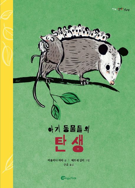 아기 동물들의 탄생 책 이미지