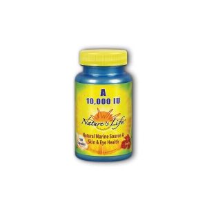 <b>Vitamin</b> A 10000 IU 100 Caps By Natures Life 749576