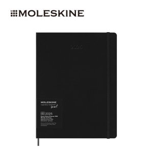 몰스킨 2025년 스마트 플래너 위클리 하드커버 엑스라지 다이어리(블랙)
