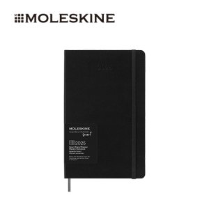 몰스킨 2025년 스마트 플래너 위클리 하드커버 라지 다이어리(블랙)