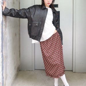 에트몽 Leather Pocket Blouson Jacket, Black