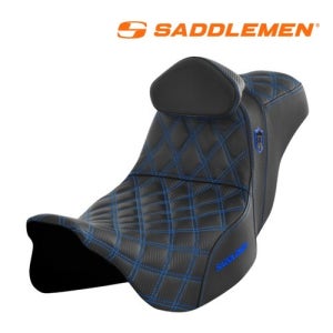 새들맨 할리데이비슨 프로시리즈 SDC퍼포먼스 시트 블루 스티치 등받이 포함 (08-23 로드킹, 로드글라이드,CVO)