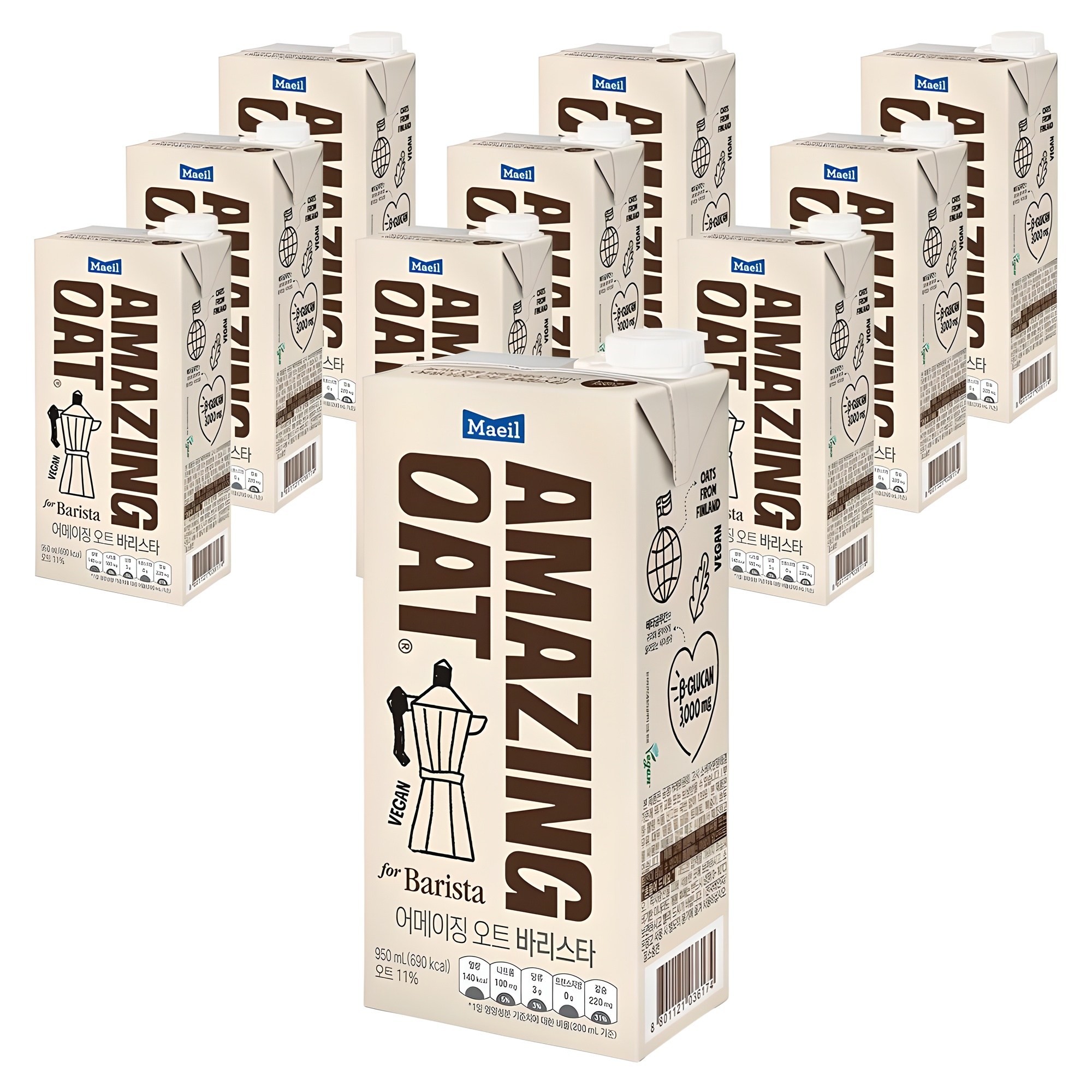 Amazing Oat Barista Edition, 950ml, 10 pcs