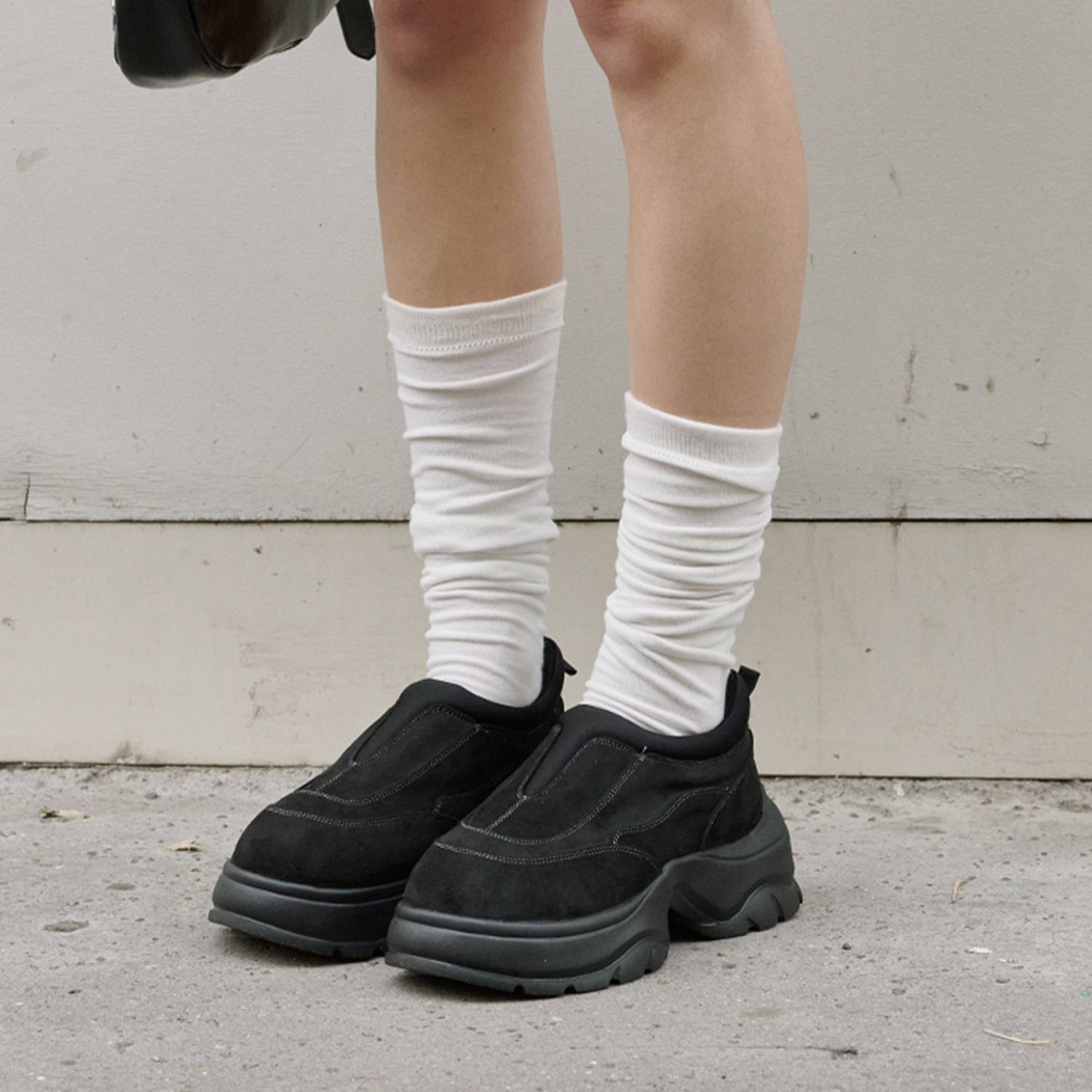 [솔트앤초콜릿] [에스파 지젤 착용] 아콘 스니커즈 412430006 (6cm/3colors)