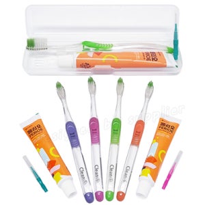 국내산파스텔 클린 페리오 치간1p칫솔치약