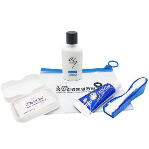 여행용세면도구 주문제작 샴푸 비누 치약포함 투어워시키트 인쇄