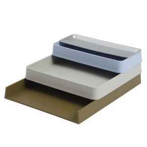 [해외] Muuto Arrange Desktop Series configuration 2 8933094818137 | Variant 1: l. blue-grey-brown gree