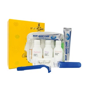 보건복지부 인쇄 여행용세면도구 파우치 7종 여행사 증정품