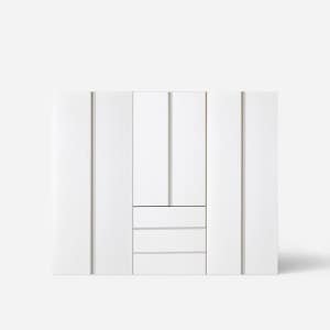 샘베딩 스테디 옷장세트 240cm(높이194cm) 서랍형