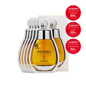 [미구하라] 2스텝 화이트닝 마스크 팩 5매 miguhara057