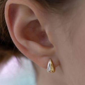 [타티아나] (실버925) 듀얼 드롭 후프 귀걸이 EC3123 5006268632