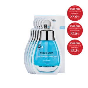 [미구하라] 2스텝 아쿠아 밸런스 마스크 팩 5매 miguhara056