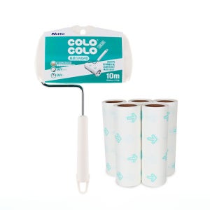 고로고로 테이프크리너 표준본체+리필10m-5롤
