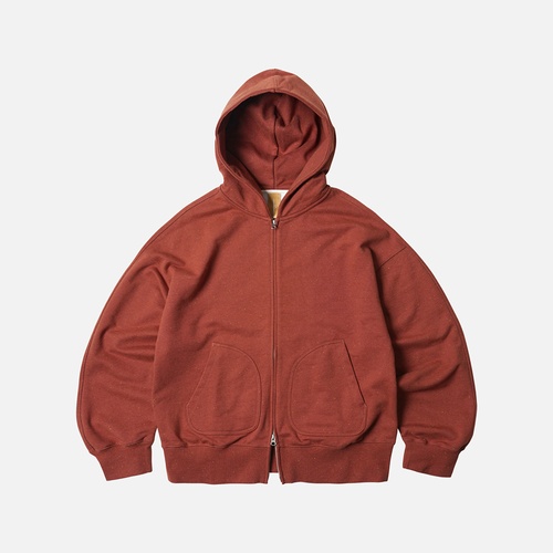 [프리즘웍스] OG Bocaci heavyweight hood zip up parka _ brick