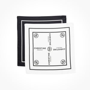 CP 로고 플레이 실크 스카프(2컬러)