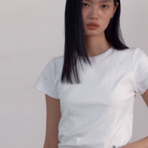 [38컴온커먼] Symbol Slim 90s T-Shirts (White) 5006852850