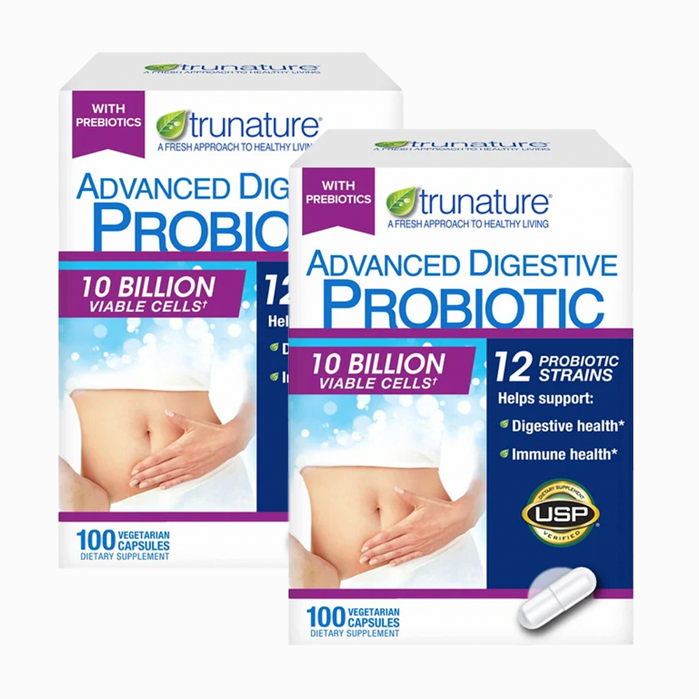 <b>트루네이처</b> 다이제스티브 Probiotic 10억 빌리언 100정 2통 프로바이오틱  2개  100회분
