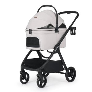 에어버기 돔3 개모차 airbuggy 카카오 레귤러 라지 강아지유모차  어스 그레이  개