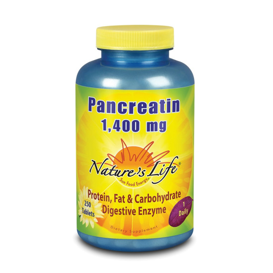 <b>네이쳐스 라이프</b> 판크레아틴 1400 mg 250 타블렛