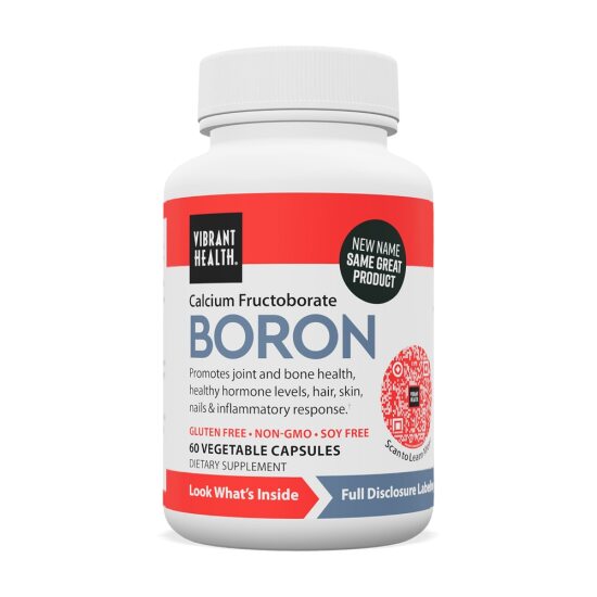 바이브랜트헬스 <b>슈퍼 내추럴 보론</b> 3mg 60 식물성캡슐