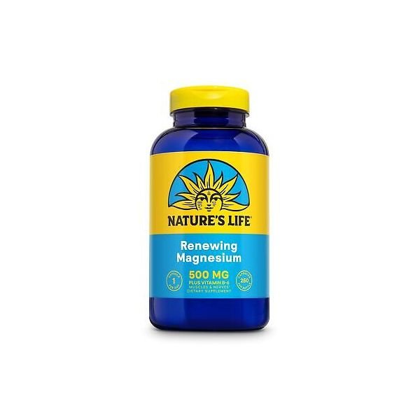 Natures Life Renewing Magnesium 500mg 250 Capsule 749686