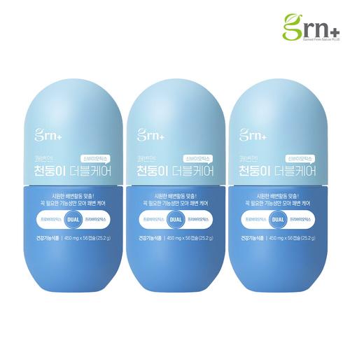 GRN 시즌3 천둥이 쾌변 유산균 더블케어 3EA
