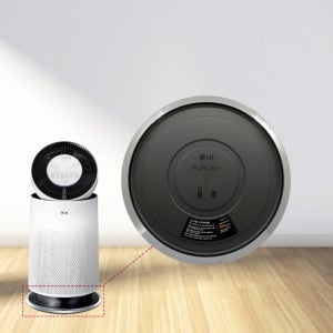 LG 퓨리케어 360 공기청정기 1단 무빙휠 PWH8DBB