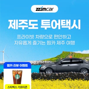 제주 택시 렌트 투어 (다양한 차종, 코스 조정 가능)