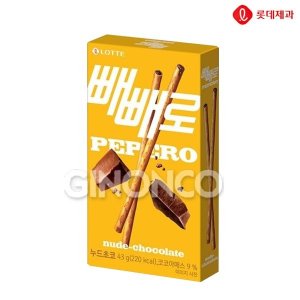 롯데 빼빼로 초코필드 53g 과자 간식 누드 선물