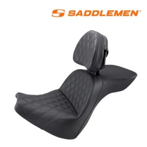 새들맨 할리데이비슨 익스플로러 시트 LS 격자무늬 스티치 (18-20 소프테일, 브레이크아웃)