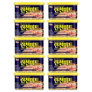 롯데햄 롯데햄 런천미트 200gX10캔 기획 부대찌개 재료 찌개용 맛있는 햄 식당 캠핑 반찬