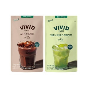 동원홈푸드 비비드스위트 저당 초코라떼 200g + 제로 샤인머스캣에이드 190ml 각 10개, 총 20개