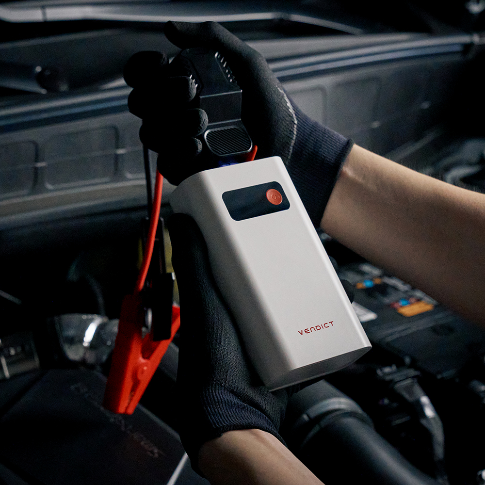 벤딕트 점프 스타터 스타트 자동차 오토바이 방전 배터리 충전 14800mAh