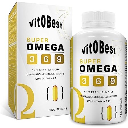 VITOBEST <b>슈퍼 오메가 3</b> <b>6</b> <b>9</b> 100캡슐  1개  100정