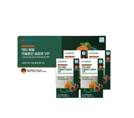 코오롱제약 닥터 독일 리놀렌산 송침유 VIP 500mg x 120캡슐
