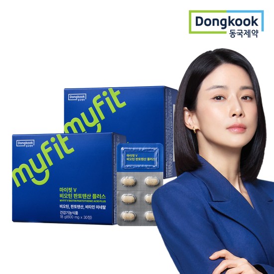 마이핏 비오틴 판토텐산 플러스 (600mg x 30정) 2박스  2개  30정