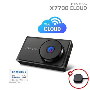 [추가혜택20%] 파인뷰 [다운로드 20%쿠폰] X7700 클라우드 와이파이 블루투스 동글 내장 GPS 차량용블랙박스 (메모리업)