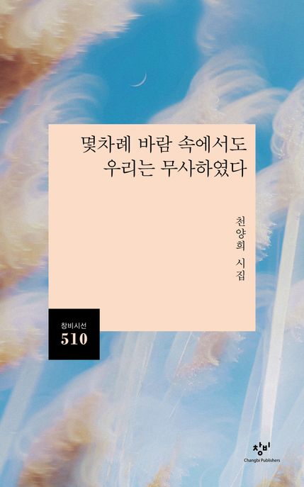 몇차례 바람 속에서도 우리는 무사하였다 (천양희 시집) 표지