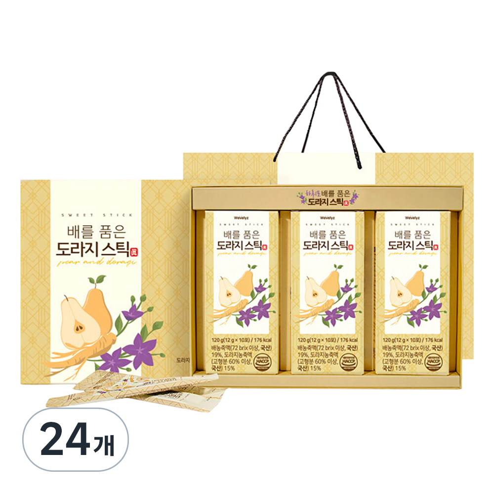 <b>위블리즈 배를 품은 도라지스틱</b> 진  120g  24개