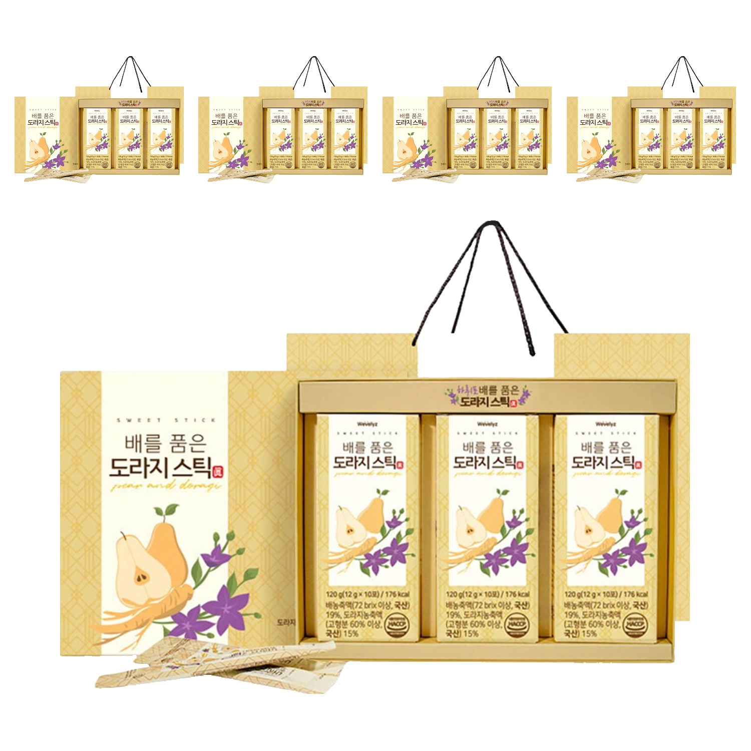 <b>위블리즈 배를 품은 도라지스틱</b> 진  120g  15개