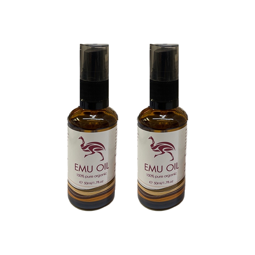<b>EMU Oil</b> 100% 순수 유기농 <b>에뮤오일</b> 100% Pure Organic 50ml 2개