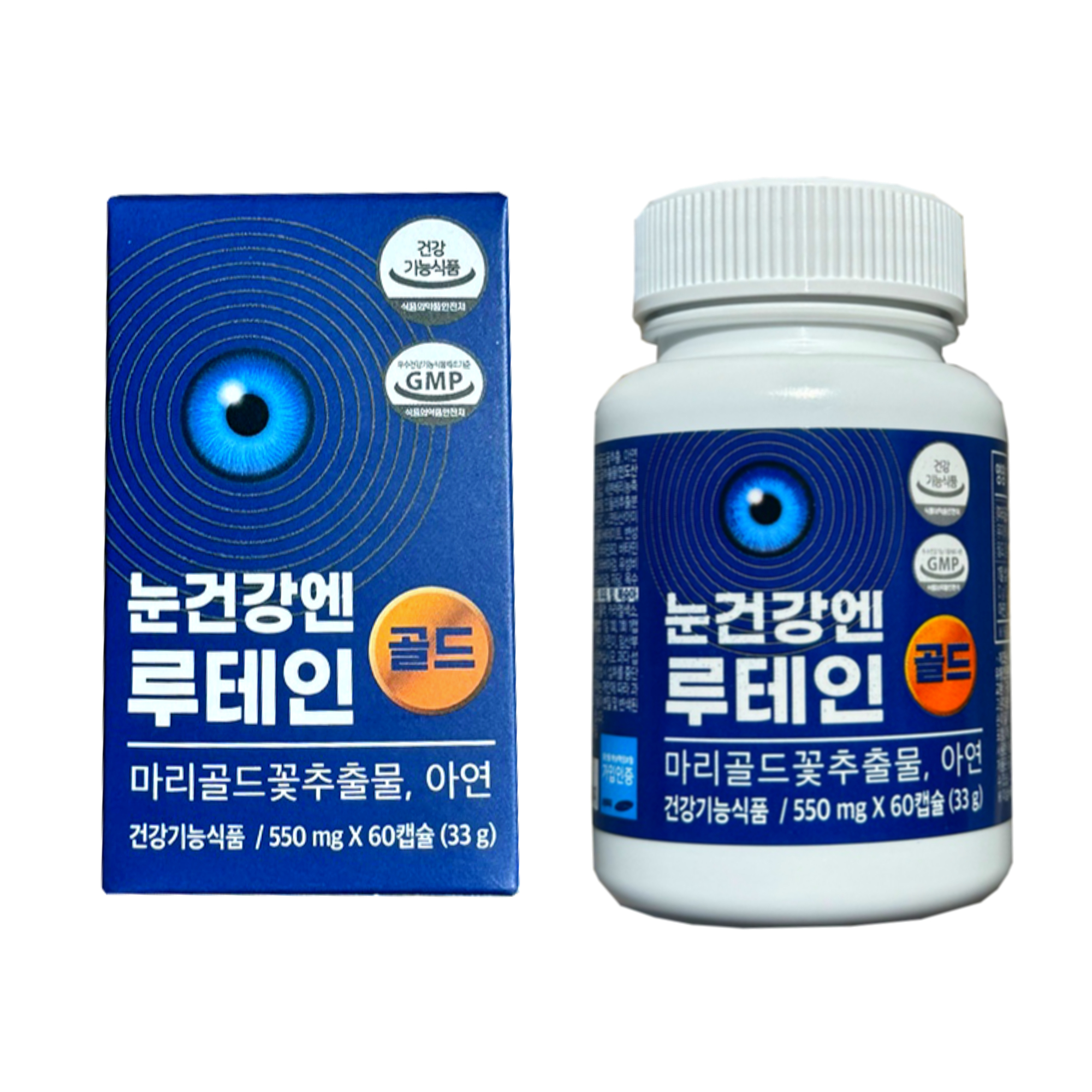 <b>눈건강엔 루테인</b> 골드 550mg x 60캡슐