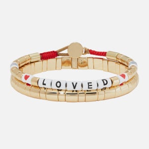 록산느 애슐린 Love U-Tube Bracelet Duo