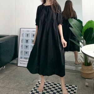 🖤블랙 프릴 원피스, 온리휴 ONLY HUE