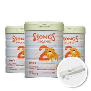 쏭스오가닉 쏭스오가닉 베이비 골든라벨 유기농분유 2단계 750g 3캔 + 20ml스쿱증정