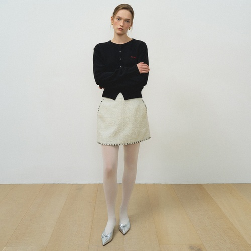 [이울라이] Berry berry skirt White