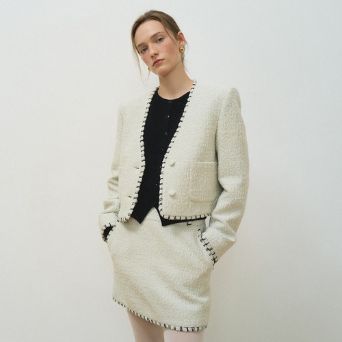 [이울라이] Berry berry jacket White