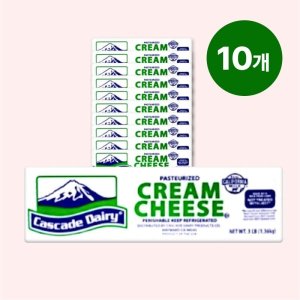 [무료 아이스박스],캐스케이드 크림치즈 1.36kg (10개입)
